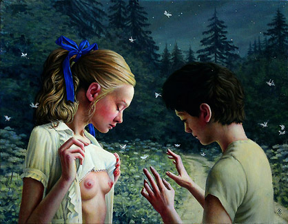 h010_janabrike_copro_AI_first love on the edge of a deep dark forest_40x50_sm