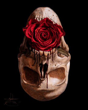 06Blood Rose II 24x30