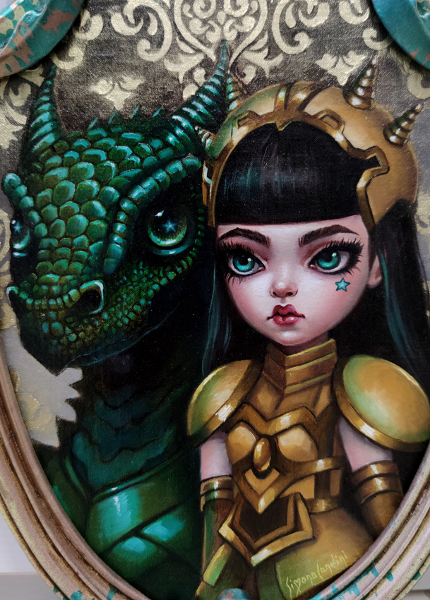 09Dragon Heart Framed (Dragon) detail 2